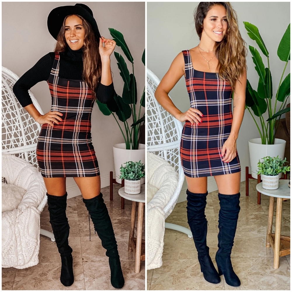 Plaid dress